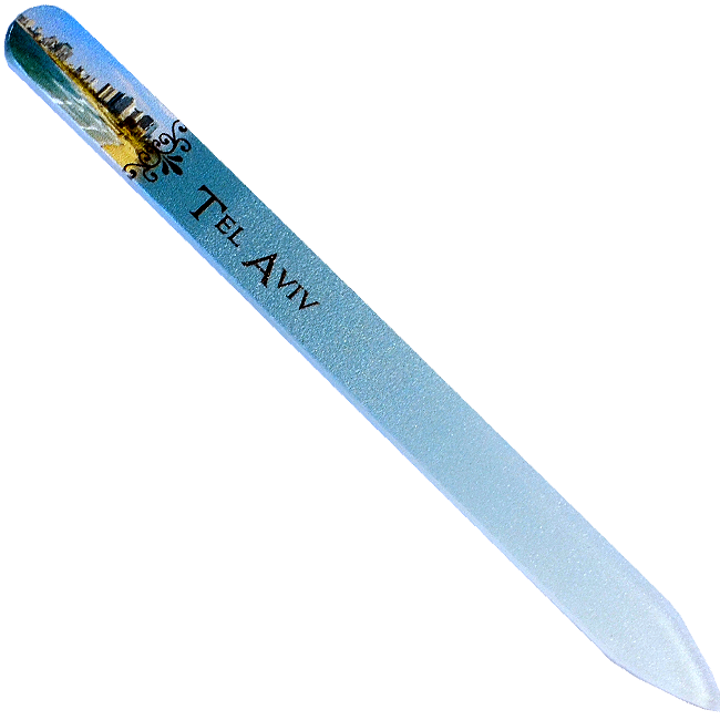 Tel Aviv Crystal Glass Nail File